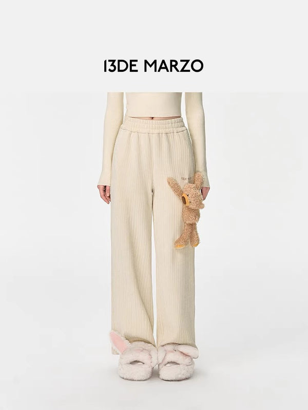 13DE MARZO 24FW 灯芯绒直筒休闲裤