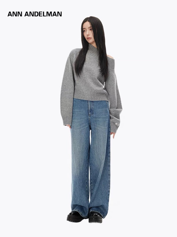 ANN ANDELMAN 24FW 斜领毛衣