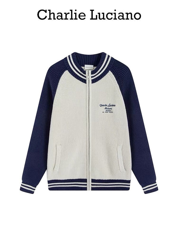 Charlie Luciano 24FW 标识插肩针织开衫