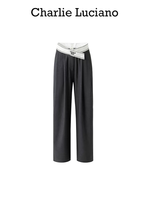 Charlie Luciano 24FW 标识腰头宽松长裤